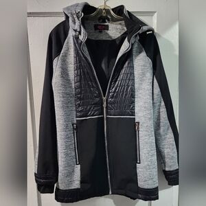 ACX active women's black and grey jacket size M